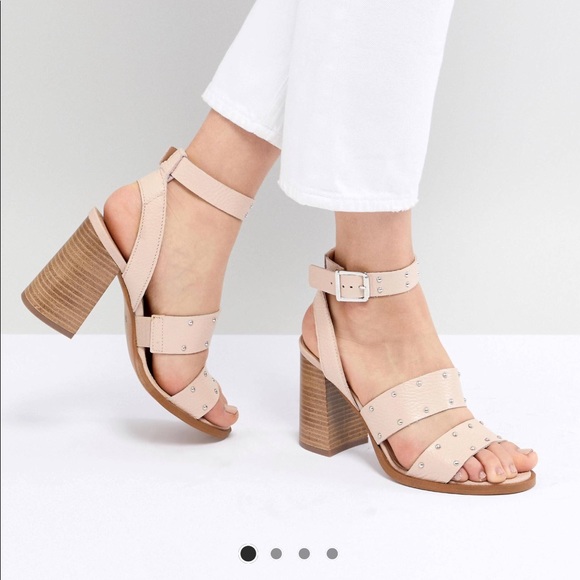 ASOS Shoes - ASOS Tessie Studed Sandal Heels Size 9 NWB